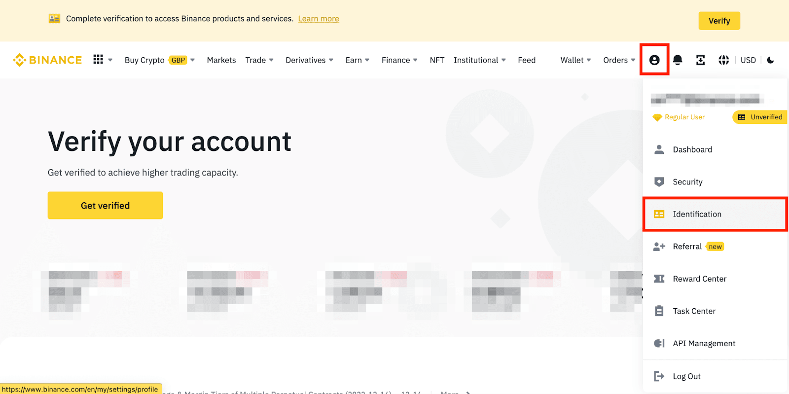 Binance registration process(图1)